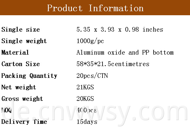 product information